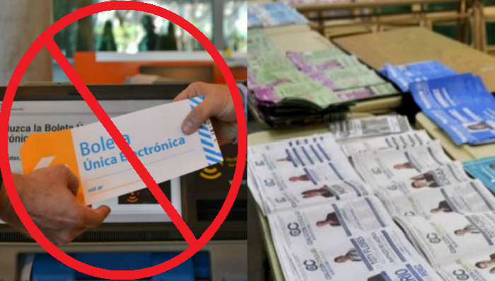 Diputados | El Partido de la Victoria buscará reemplazar el voto electrónico por la boleta única de papel
