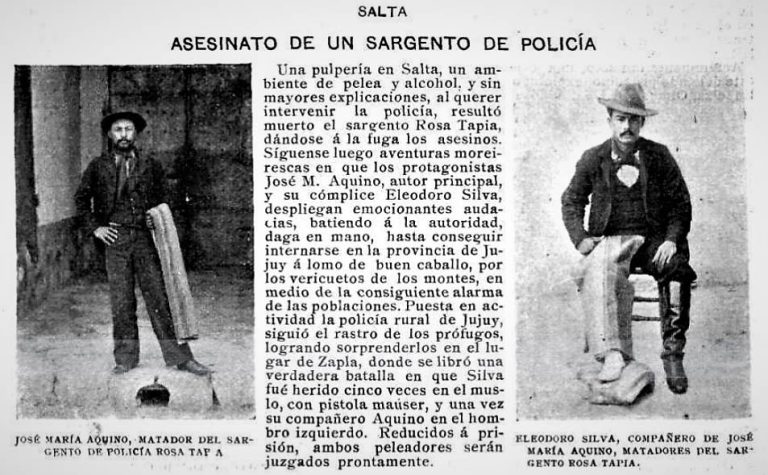 Año 1902 | José María Aquino y Eleodoro Silva: los jinetes salteños transgresores del orden y la ley