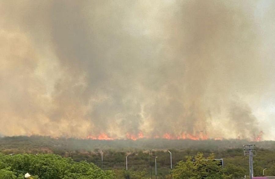 Incendio campo militar salta